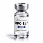 BPC-157 10mg peptide by AMYN in research vial format lab tested high purity peptide for laboratory use