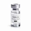 AMYN Peptides PDRN 2% Skin Rejuv Serum 3ml glass vial product photo with white label and silver cap on white background