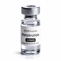Retatrutide research peptide vial by AMYN Peptides for laboratory research